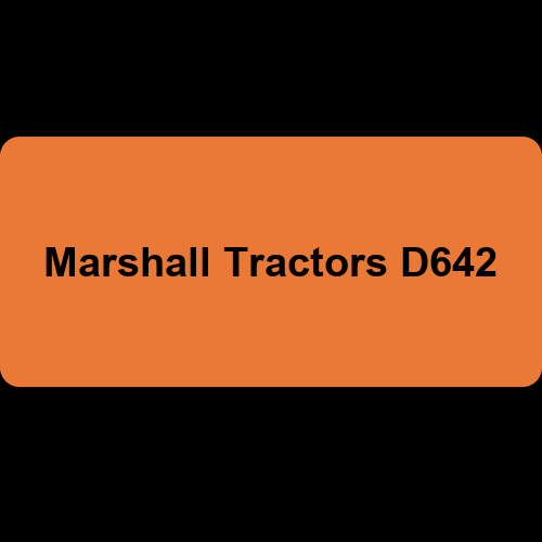 Marshall Tractors D642